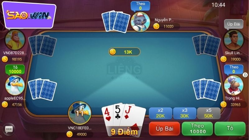 Chiến thuật ứng xử trong liêng