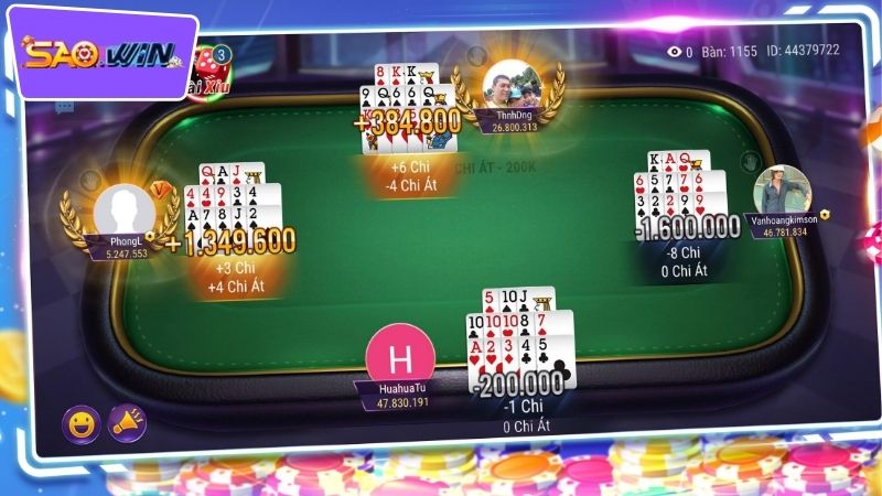 liêng bịp bằng thiết bị