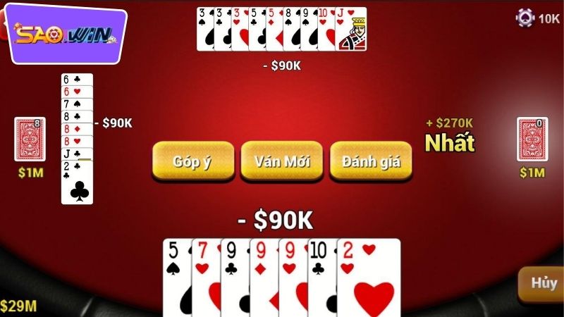 Chiến thuật và kỹ năng để áp dụng luật ù đền trong phỏm hiệu quả